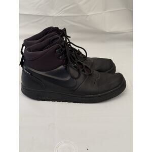 Nike Path Sneaker Boot - Mens Size 11.5 BQ4223-001 Triple Black Mid-High Top